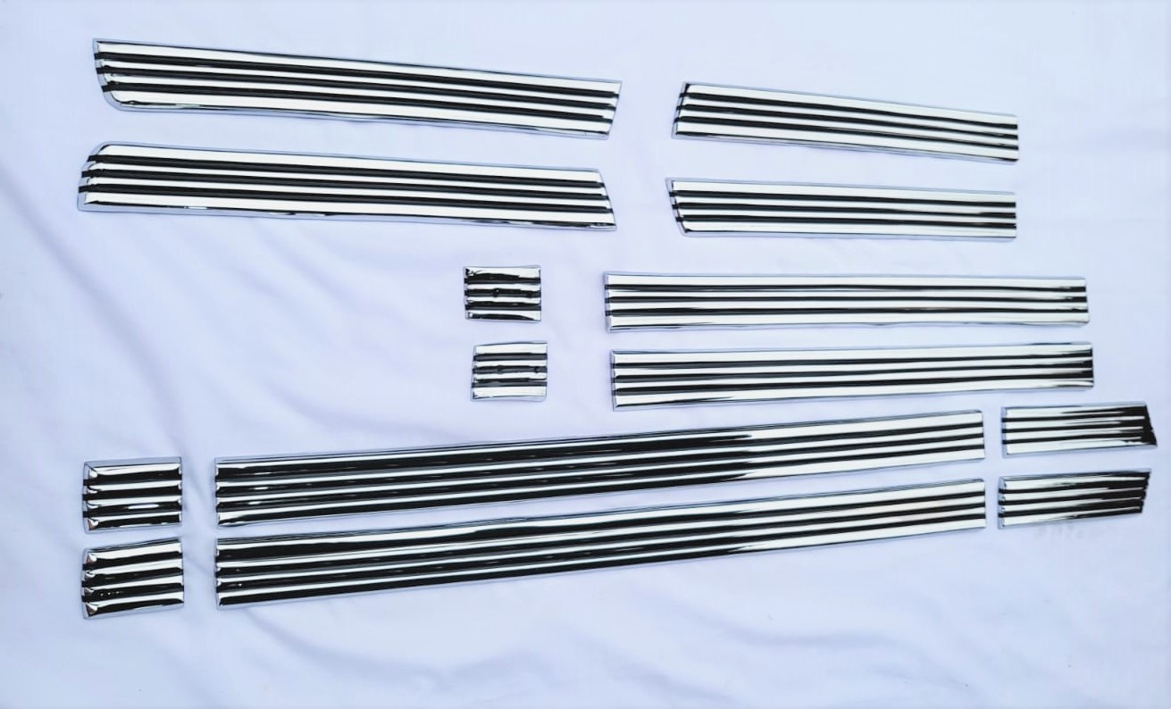 Frisos Caixa De Ar Lateral F100 Americana Bronco